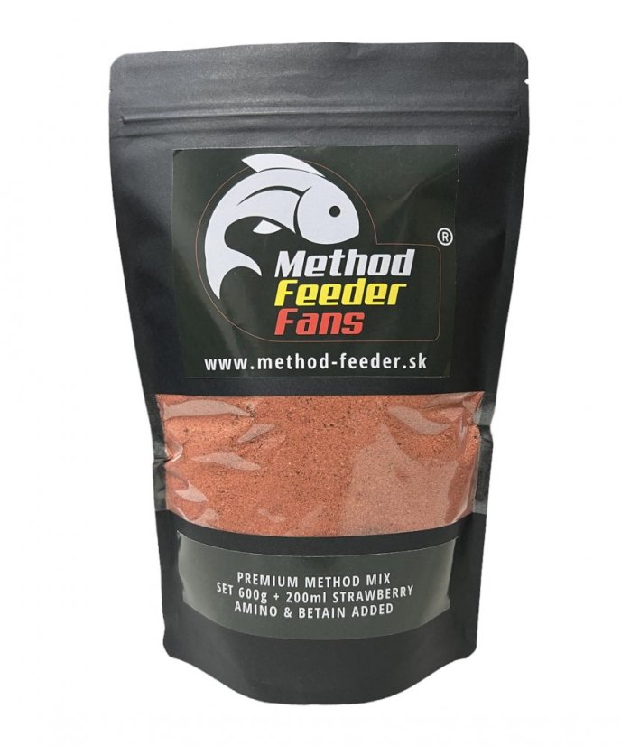Premium Method Mix SET 600g + 200ml - Príchuť: STRAWBERRY