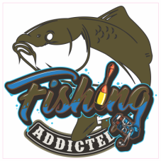 Nálepka Carp Fishing Addicted