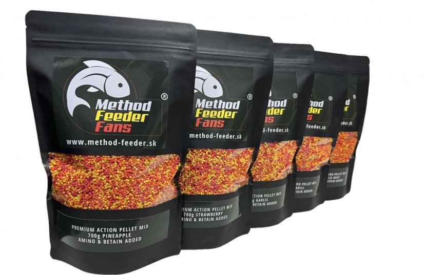 Premium Action Pellet Mix 700g - Príchuť: GARLIC