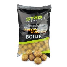 Stég Product rozpustné Boilies 24mm 1kg Ananás Kyselina Maslová