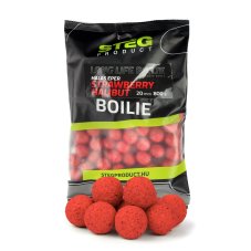 Stég Product rozpustné Bionic Boilies 20mm 800g Jahoda-Halibut