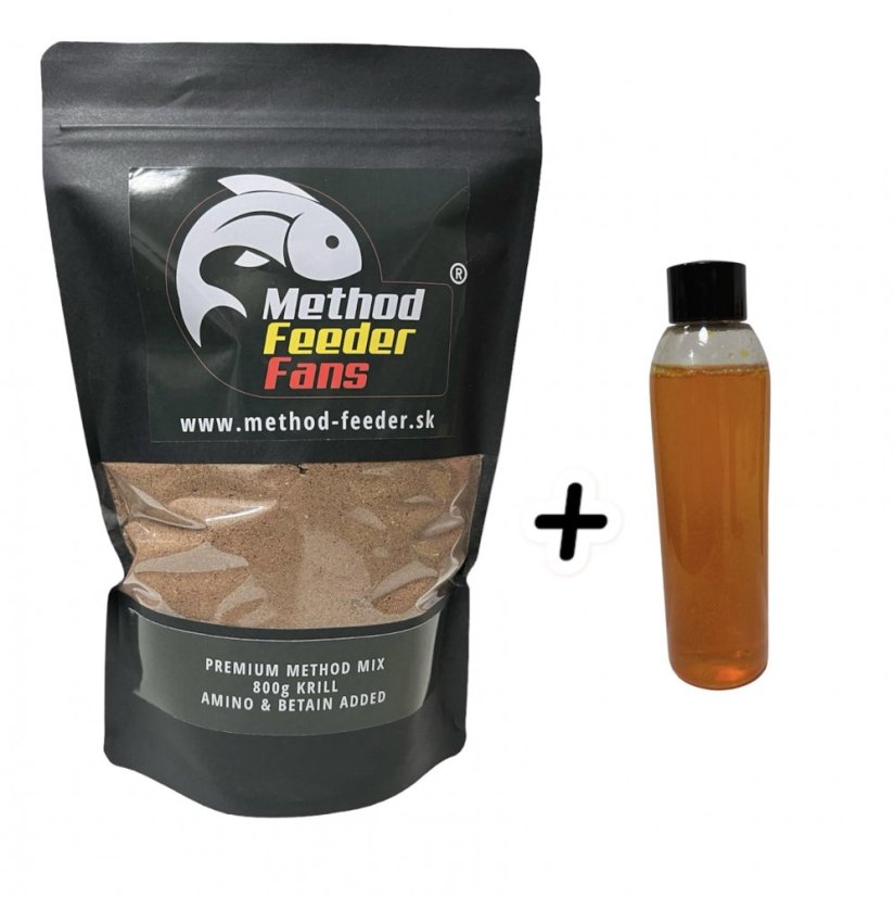 Premium Method Mix SET 600g + 200ml - Príchuť: STRAWBERRY