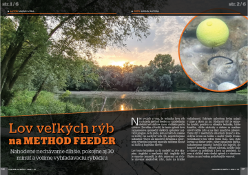 Lov veľkých rýb na method feeder
