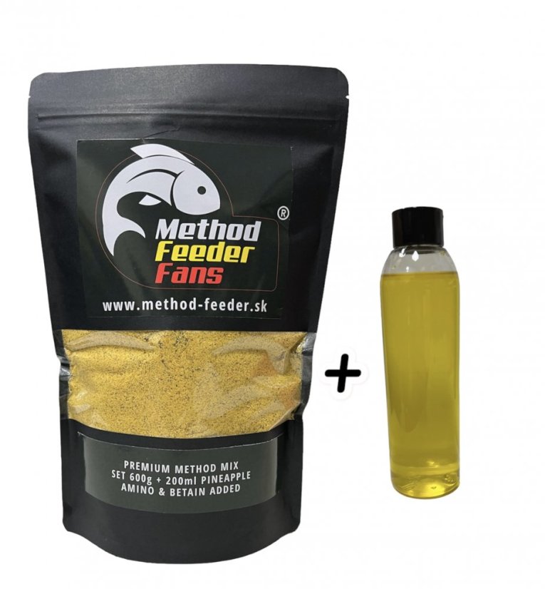 Premium Method Mix SET 600g + 200ml - Príchuť: STRAWBERRY