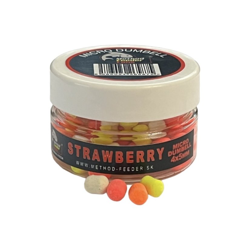 Micro Dumbell 4mm x 5mm - Príchuť: STRAWBERRY