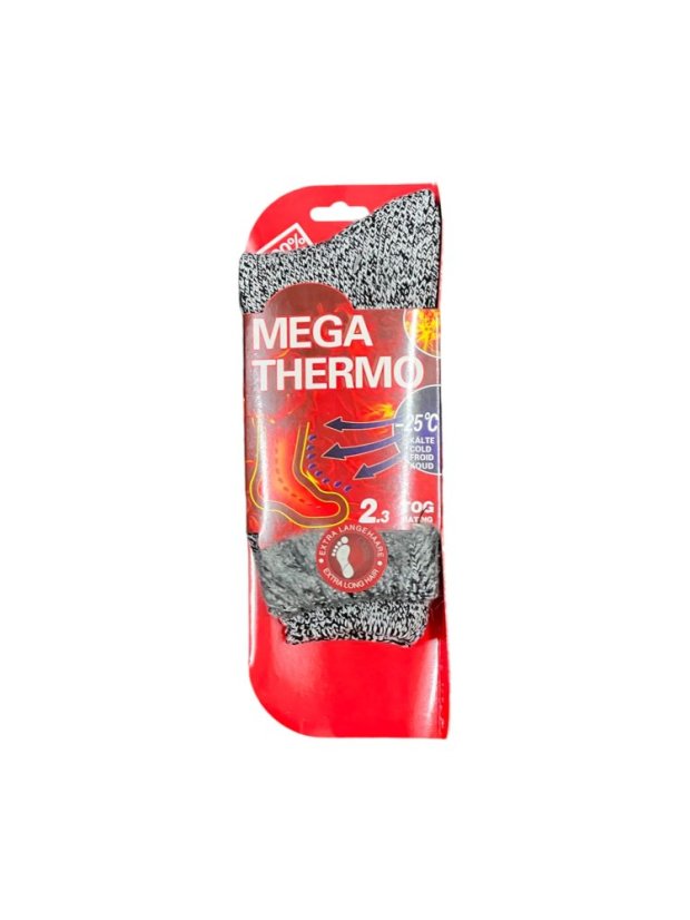 Termo ponožky MEGA THERMO -25 - Farba: biela 35-38