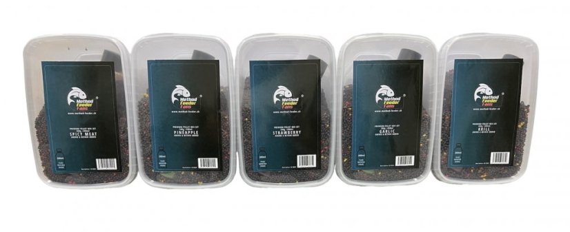 Premium Pellet Mix SET FLUO 500g + 200ml - Príchuť: PINEAPPLE
