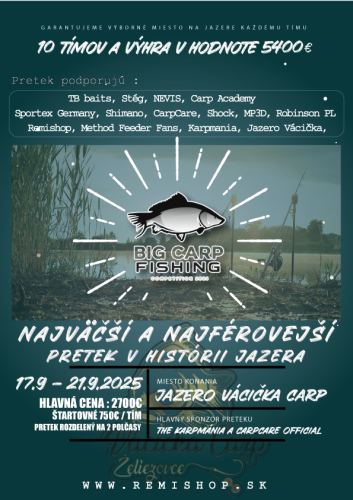 BIG CARP CUP CHALANGE VÁCIČKA 2025